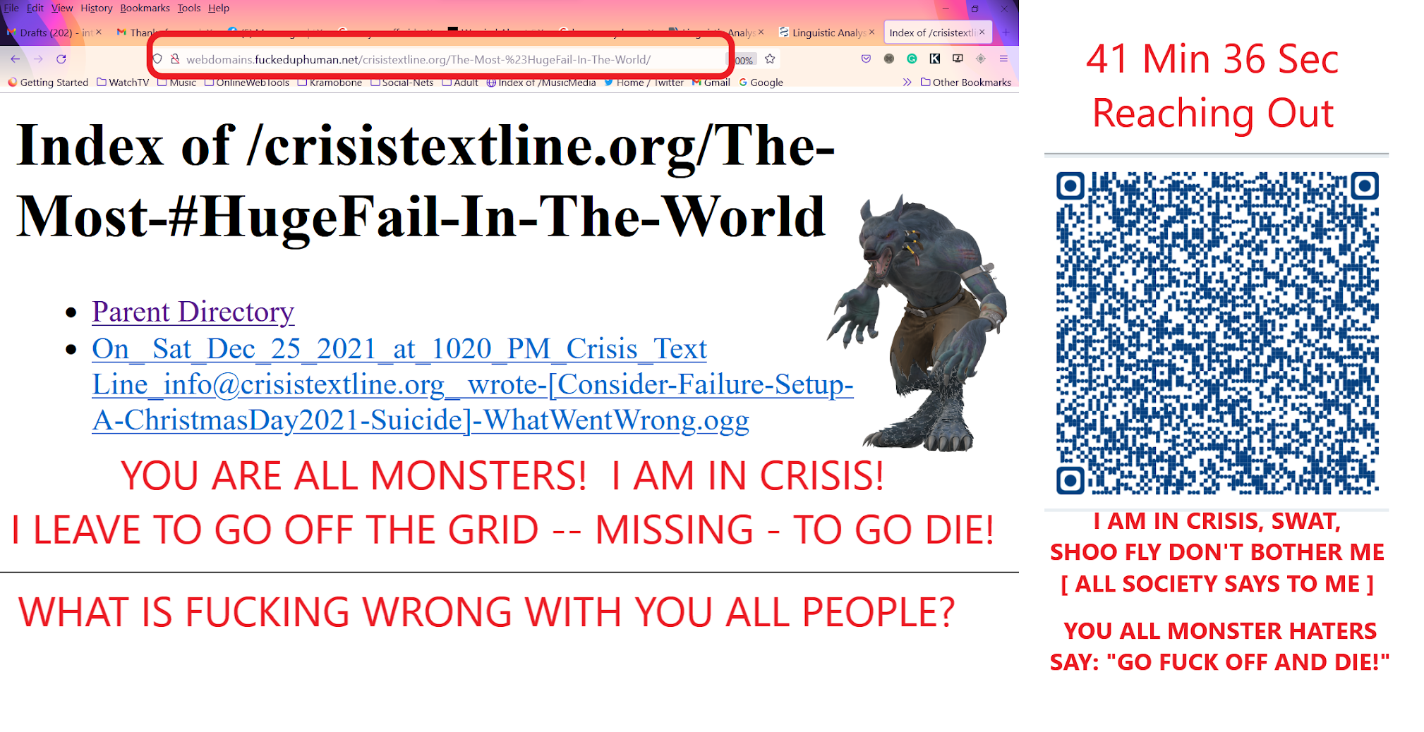 QR-CrisisTextine-MONSTERSEVERYWHERE-THEMESSAGETOME-GOFUCKOFFANDDIE1.png